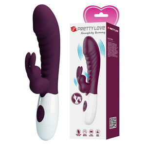 PRETTY LOVE - VIBRATEUR LAPIN NAUGHTY BUNNY 30 FONCTIONS VIOLET