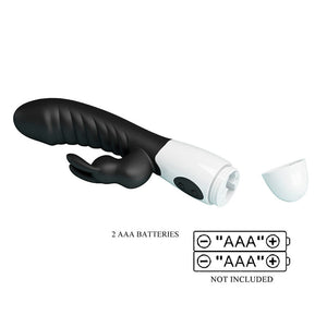 PRETTY LOVE - VIBRATEUR LAPIN NAUGHTY BUNNY 30 FONCTIONS NOIR