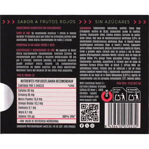 WUG Climax - Chewing-gum fonctionnel à base de maca, de damiana et de ginseng pour stimuler le désir et la vitalité intime. Plaquette thermoformée de 8 unités.