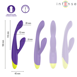 INTENSE - STIMULATEUR LAPIN RECHARGEABLE PAOLO POUR LE POINT G ET LE CLITORIS