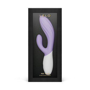 LELO - INA TWIST DOUBLE VIBRATEUR LAPIN POUR LE POINT G ET LE CLITORIS LAVANDE