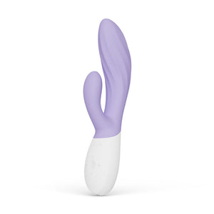 LELO - INA TWIST DOUBLE VIBRATEUR LAPIN POUR LE POINT G ET LE CLITORIS LAVANDE