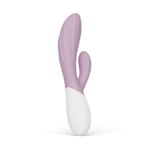 LELO - INA TWIST DOUBLE VIBRATEUR LAPIN POUR LE POINT G ET LE CLITORIS ROSE