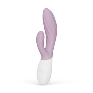 LELO - INA TWIST DOUBLE VIBRATEUR LAPIN POUR LE POINT G ET LE CLITORIS ROSE