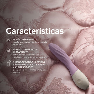 LELO - MONA TWIST VIBRATEUR POINT G RECHARGEABLE CONTRÔLÉ PAR APPLICATION LAVANDE