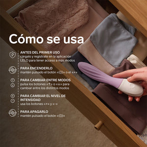 LELO - MONA TWIST VIBRATEUR POINT G RECHARGEABLE CONTRÔLÉ PAR APPLICATION LAVANDE