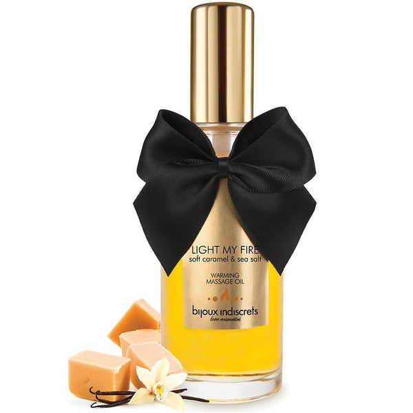 Bijoux – Huile de massage effet chaleur arôme caramel
