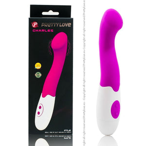 Pretty Love – Charles, vibromasseur lilas et blanc 30 modes
