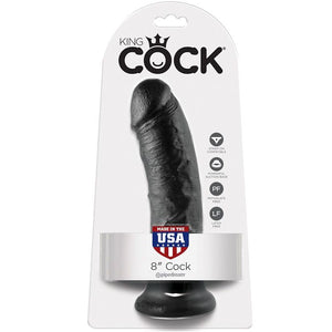 King Cock 8 inch Black