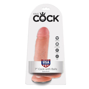 King Cock with balls 7 inch