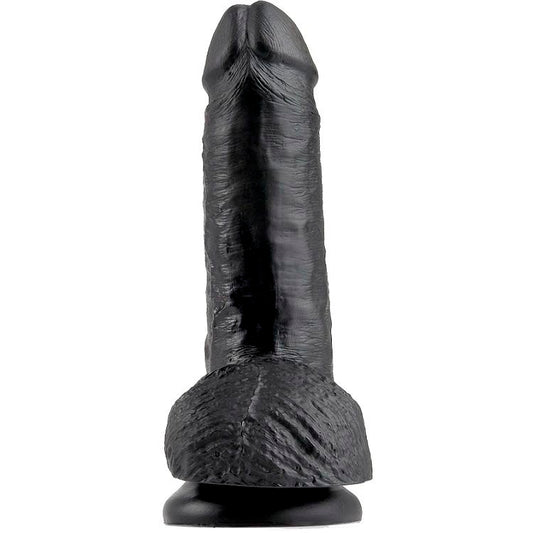 KING COCK - 7 PENE REALISTIC NEGRO 17.8 CM