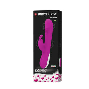 Pretty Love – Robert, vibromasseur avec stimulateur de clitoris 21 cm