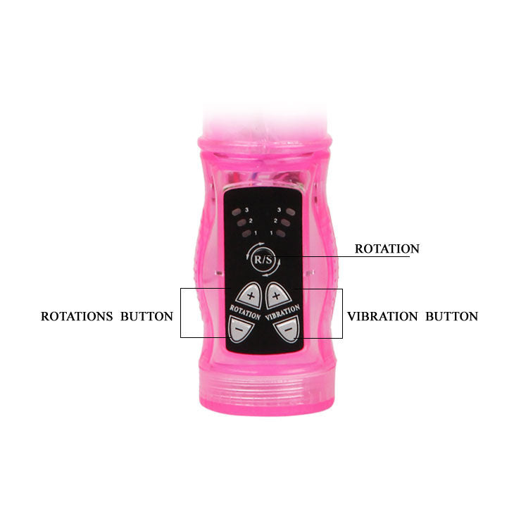 BAILE - MINI ROTADOR KONIJN ROSA SUPERESTIMULADOR