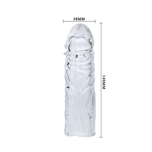 Baile – Housse lilas pour le pénis en silicone adaptable 13 cm