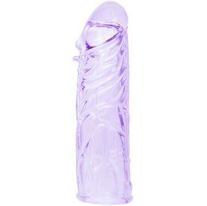 Baile – Housse lilas pour le pénis en silicone adaptable 13 cm