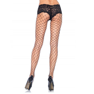 Leg Avenue – Résille avec short en dentelle, noir