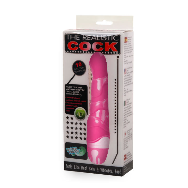 BAILE - DE REALISTISCHE HAAN ROSA 21,8 CM