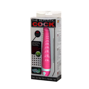 Baile – Vibromasseur réaliste point G rose, 21,8 cm