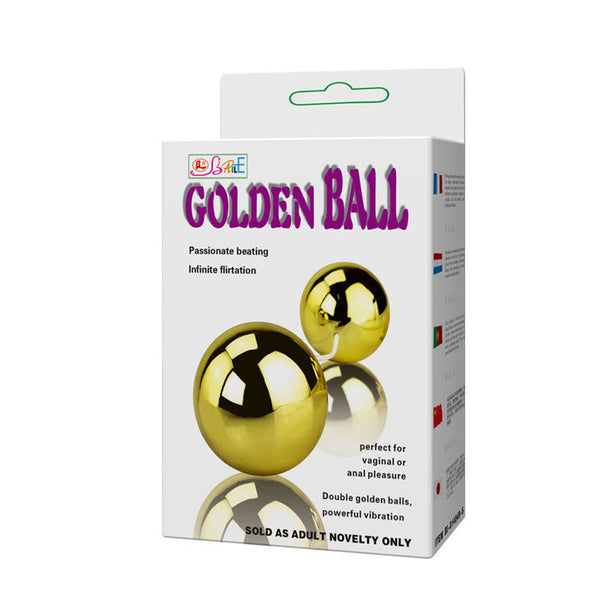 Baile – Golden, vibrerende geishaballen met afstandsbediening