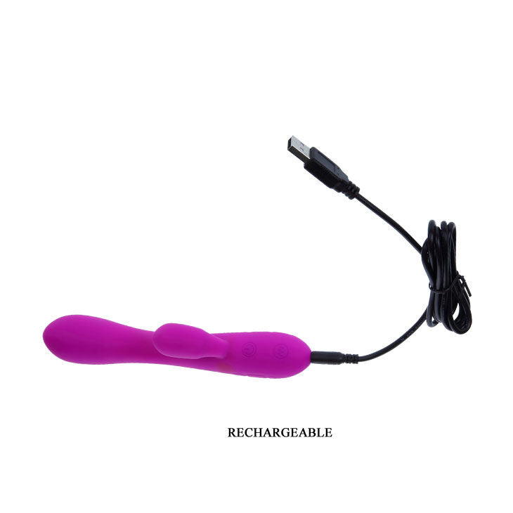 PRETTY LOVE - SLIMME VICTOR VIBRADOR MET CLITORIS ESTIMULATOR