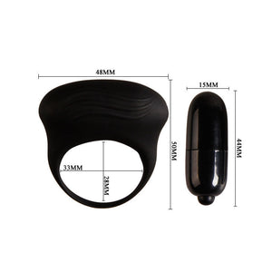 Pretty Love – Bertram anneau vibrateur noir