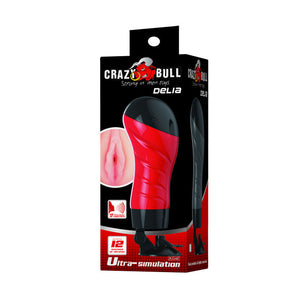 Crazy Bull – Masturbateur vagin à commande vocale, avec ventouse