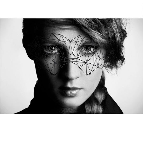 Bijoux Indiscrets – Masque Kristine, masque en vinyle réutilisable