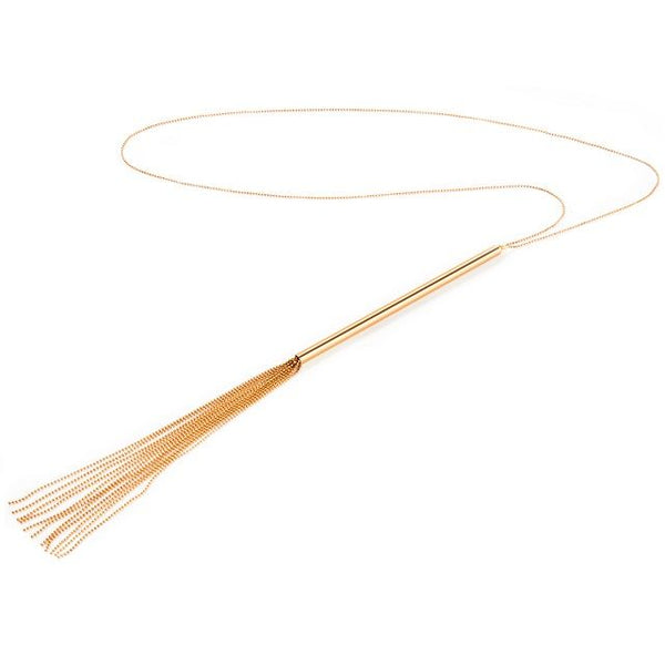 Bijoux Indiscrets – Magnifique, collier et fouet en chaîne métal