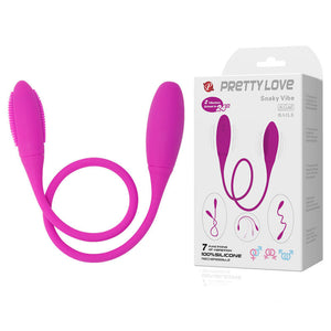 Pretty Love – Snaky Deluxe, vibromasseur double rechargeable 7 modes