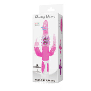 Baile – Pretty Bunny, vibromasseur rotatif à triple stimulation