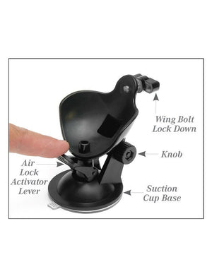 PET Mega-Bator Ass Black/Clear