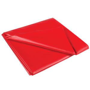 JoyDivision Sexmax – Wetgames, drap de jeu en latex rouge (180 x 220 cm)