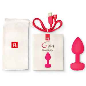 G-Vibe – Funtoys Gplug Small, plug anal vibrant rechargeable rose néon