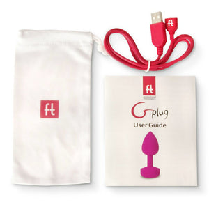 G-Vibe – Funtoys Gplug Small, plug anal vibrant rechargeable rose néon