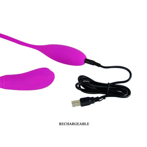 Pretty Love – Snaky Vibe, vibromasseur double 7 vibrations + fonction chatouille