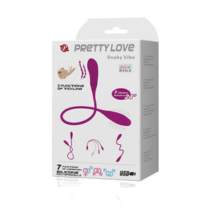 Pretty Love – Snaky Vibe, vibromasseur double 7 vibrations + fonction chatouille