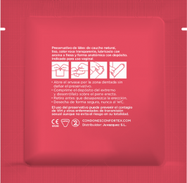Confortex – Préservatifs Fraise, boîte de 144