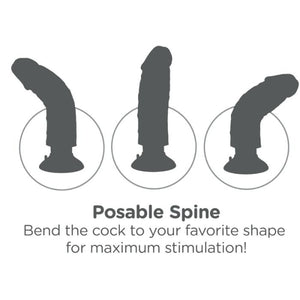 King Cock 10inch Vibr./w.balls