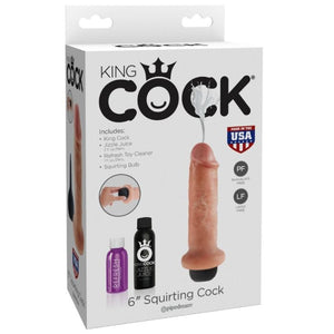 King Cock – 15.24 cm gode éjaculante