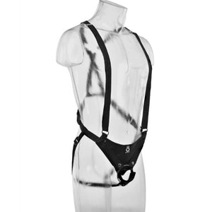 KING COCK 10 INCH HOLLOW STRAP ON SUSPENDER SYSTEM LIGHT