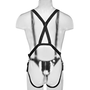 KING COCK 10 INCH HOLLOW STRAP ON SUSPENDER SYSTEM LIGHT