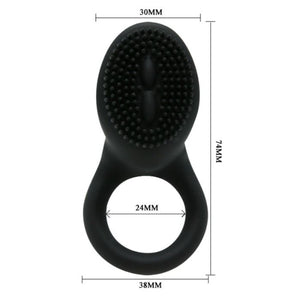 Pretty Love – Cobra anneau vibrateur noir