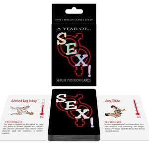 A YEAR OF SEX! SEXUAL POSITION CARDS