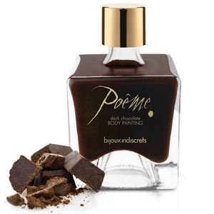 Bijoux – Poeme peinture comestible chocolat noir 50 gr