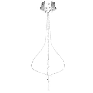 Bijoux – Désir métallique collier métallisé argent