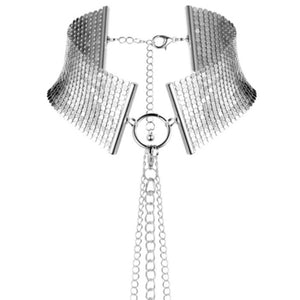 Bijoux – Désir métallique collier métallisé argent