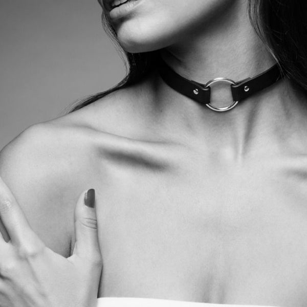 Bijoux Indiscrets Maze – Collier ras de cou noir