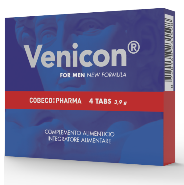 COBECO - VENICON COMPLEMENTO FOOD FOR MASCULINO 4 CAPS
