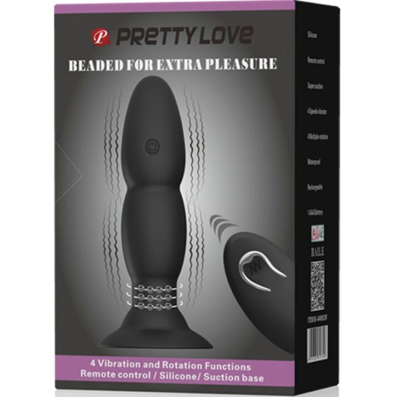 PRETTY LOVE - PLUG VIBRADOR AND ROTACIÓN FOR REMOTE CONTROL