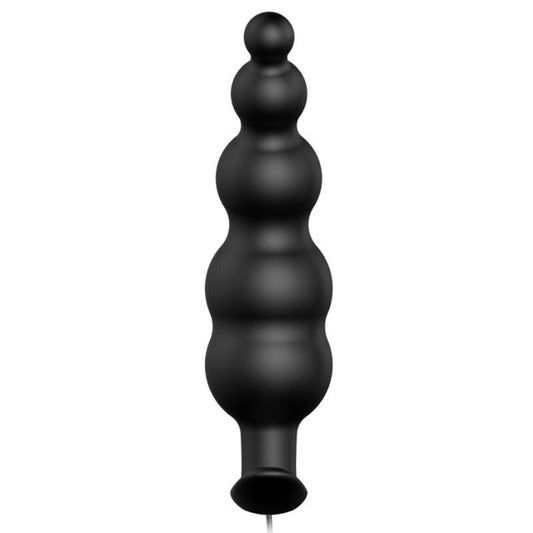 PRETTY LOVE - SILICONE ANAL PLUG EXTRA ESTIMULATION AND 12 MODOS VIBRACIÓN NEGRO CONTROL REMOTO